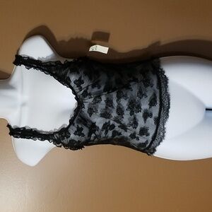 American Eagle Aerie Rosebud Lace Sheer Cami Tank Top NWT.